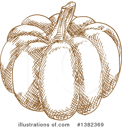 Royalty-Free (RF) Pumpkin Clipart Illustration by Vector Tradition SM - Stock Sample #1382369