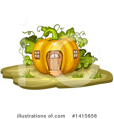 Royalty-Free (RF) Pumpkin Clipart Illustration by merlinul - Stock Sample #1415656