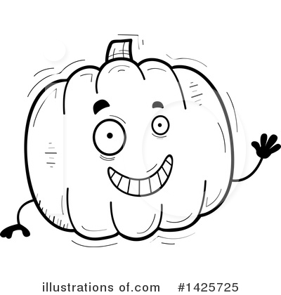 Royalty-Free (RF) Pumpkin Clipart Illustration by Cory Thoman - Stock Sample #1425725