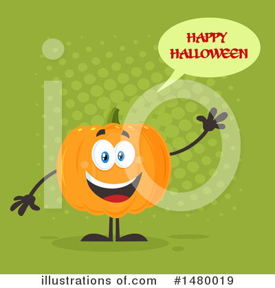 Royalty-Free (RF) Pumpkin Clipart Illustration by Hit Toon - Stock Sample #1480019