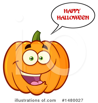 Royalty-Free (RF) Pumpkin Clipart Illustration by Hit Toon - Stock Sample #1480027