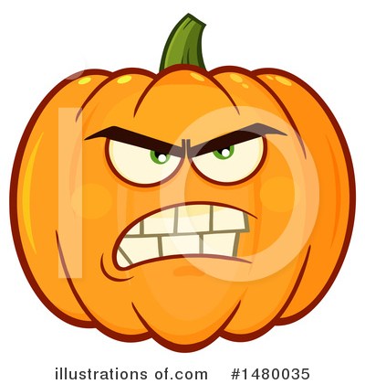 Royalty-Free (RF) Pumpkin Clipart Illustration by Hit Toon - Stock Sample #1480035