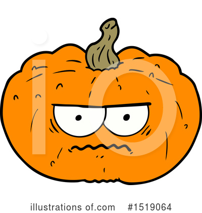 Royalty-Free (RF) Pumpkin Clipart Illustration by lineartestpilot - Stock Sample #1519064