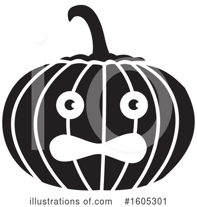 Royalty-Free (RF) Pumpkin Clipart Illustration by Johnny Sajem - Stock Sample #1605301