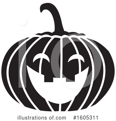 Jackolantern Clipart #1605311 by Johnny Sajem