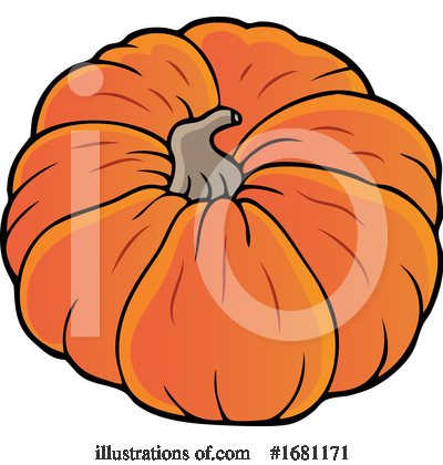 Royalty-Free (RF) Pumpkin Clipart Illustration by visekart - Stock Sample #1681171