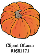 Pumpkin Clipart #1681171 by visekart