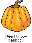 Pumpkin Clipart #1681174 by visekart