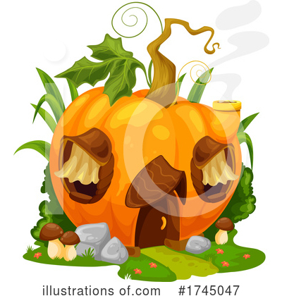 Royalty-Free (RF) Pumpkin Clipart Illustration by Vector Tradition SM - Stock Sample #1745047