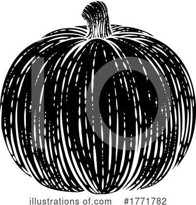 Royalty-Free (RF) Pumpkin Clipart Illustration by AtStockIllustration - Stock Sample #1771782