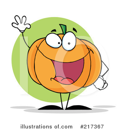 Royalty-Free (RF) Pumpkin Clipart Illustration by Hit Toon - Stock Sample #217367
