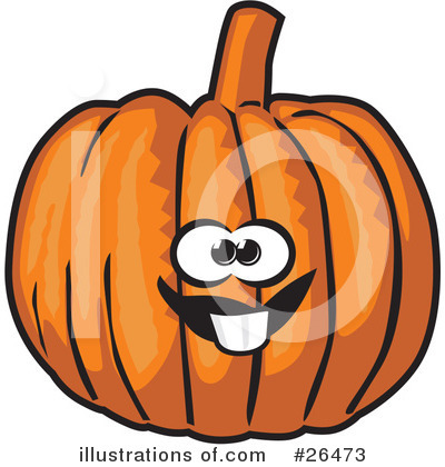 Royalty-Free (RF) Pumpkin Clipart Illustration by David Rey - Stock Sample #26473