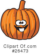 Pumpkin Clipart #26473 by David Rey