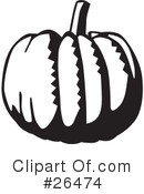 Pumpkin Clipart #26474 by David Rey