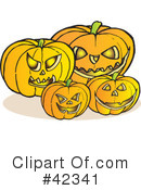 Pumpkin Clipart #42341 by Snowy