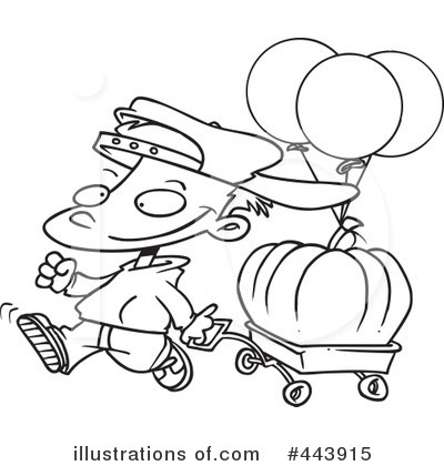 Royalty-Free (RF) Pumpkin Clipart Illustration by toonaday - Stock Sample #443915