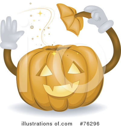 Royalty-Free (RF) Pumpkin Clipart Illustration by BNP Design Studio - Stock Sample #76296