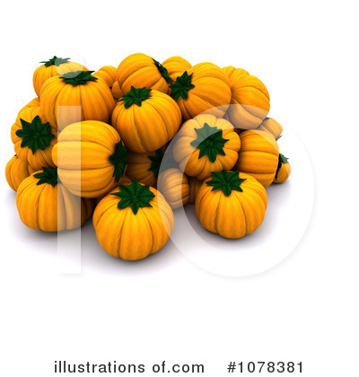 Royalty-Free (RF) Pumpkins Clipart Illustration by KJ Pargeter - Stock Sample #1078381