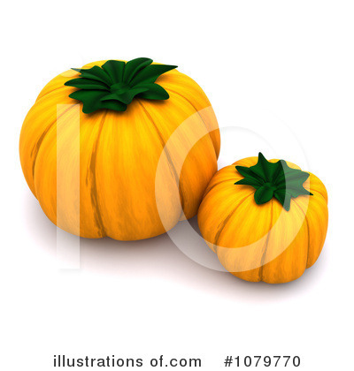 Royalty-Free (RF) Pumpkins Clipart Illustration by KJ Pargeter - Stock Sample #1079770