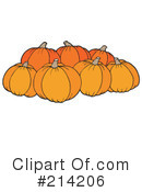 Pumpkins Clipart #214206 by visekart