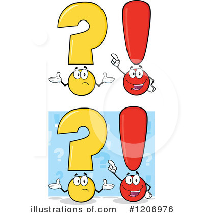 Royalty-Free (RF) Punctuation Clipart Illustration by Hit Toon - Stock Sample #1206976