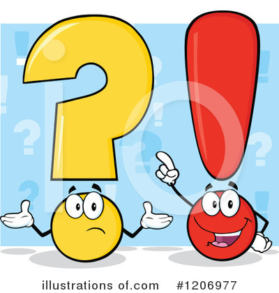 Royalty-Free (RF) Punctuation Clipart Illustration by Hit Toon - Stock Sample #1206977