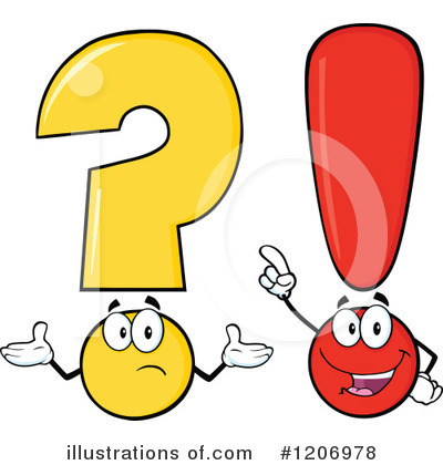 Royalty-Free (RF) Punctuation Clipart Illustration by Hit Toon - Stock Sample #1206978