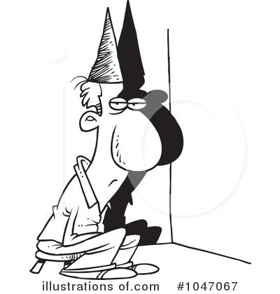Dunce Clipart #1047067 by toonaday