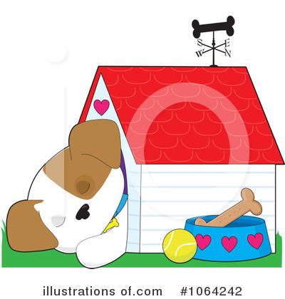 Royalty-Free (RF) Puppy Clipart Illustration by Maria Bell - Stock Sample #1064242