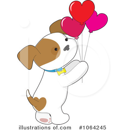 Royalty-Free (RF) Puppy Clipart Illustration by Maria Bell - Stock Sample #1064245