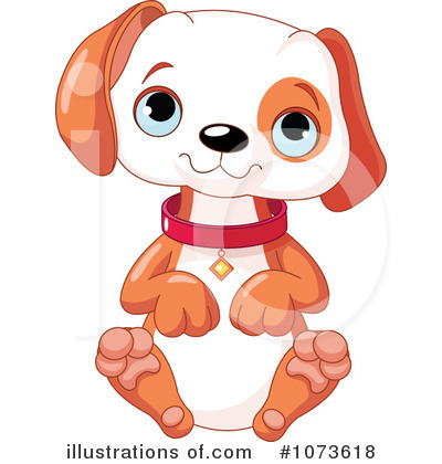 Royalty-Free (RF) Puppy Clipart Illustration by Pushkin - Stock Sample #1073618