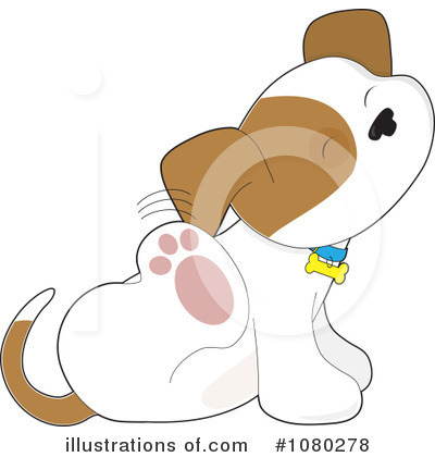 Royalty-Free (RF) Puppy Clipart Illustration by Maria Bell - Stock Sample #1080278