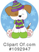 Puppy Clipart #1092947 by Maria Bell