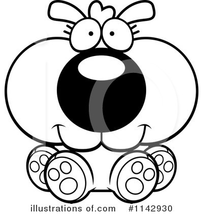 Royalty-Free (RF) Puppy Clipart Illustration by Cory Thoman - Stock Sample #1142930