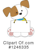 Puppy Clipart #1246335 by Maria Bell