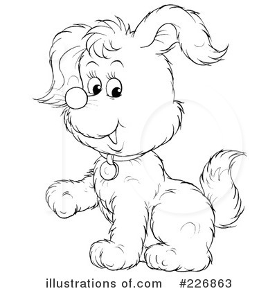 Royalty-Free (RF) Puppy Clipart Illustration by Alex Bannykh - Stock Sample #226863
