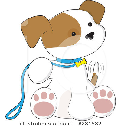 Royalty-Free (RF) Puppy Clipart Illustration by Maria Bell - Stock Sample #231532
