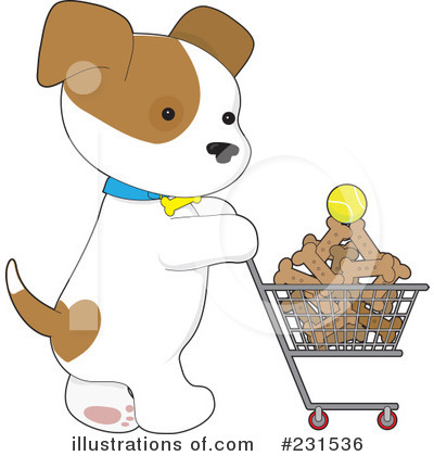 Royalty-Free (RF) Puppy Clipart Illustration by Maria Bell - Stock Sample #231536