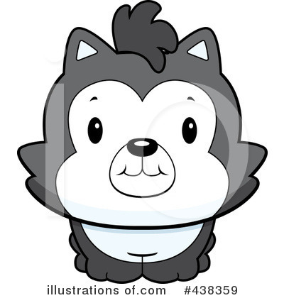 Husky Clipart #438359 by Cory Thoman