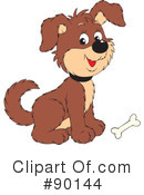 Puppy Clipart #90144 by Alex Bannykh