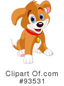 Puppy Clipart #93531 by Pushkin