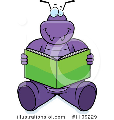 Royalty-Free (RF) Purple Bug Clipart Illustration by Cory Thoman - Stock Sample #1109229