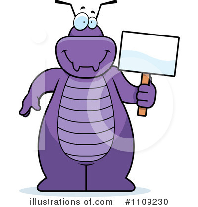 Royalty-Free (RF) Purple Bug Clipart Illustration by Cory Thoman - Stock Sample #1109230