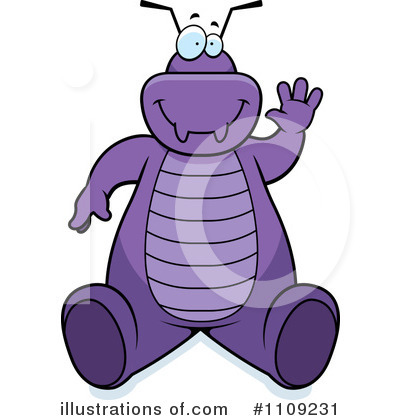 Royalty-Free (RF) Purple Bug Clipart Illustration by Cory Thoman - Stock Sample #1109231