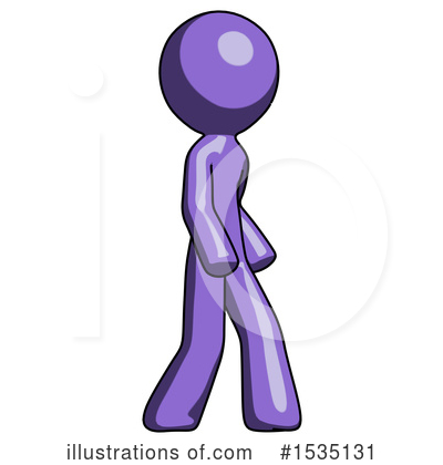 Royalty-Free (RF) Purple Design Mascot Clipart Illustration by Leo Blanchette - Stock Sample #1535131