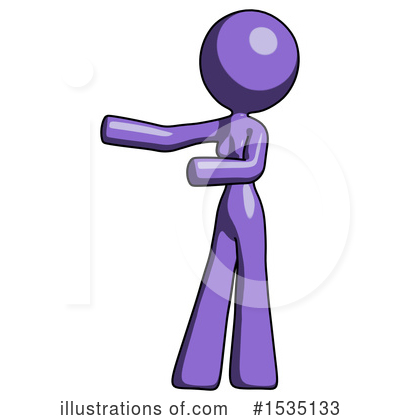 Royalty-Free (RF) Purple Design Mascot Clipart Illustration by Leo Blanchette - Stock Sample #1535133