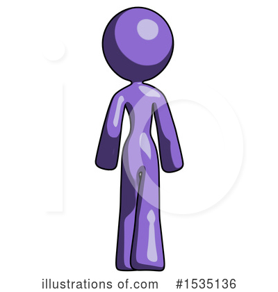 Royalty-Free (RF) Purple Design Mascot Clipart Illustration by Leo Blanchette - Stock Sample #1535136