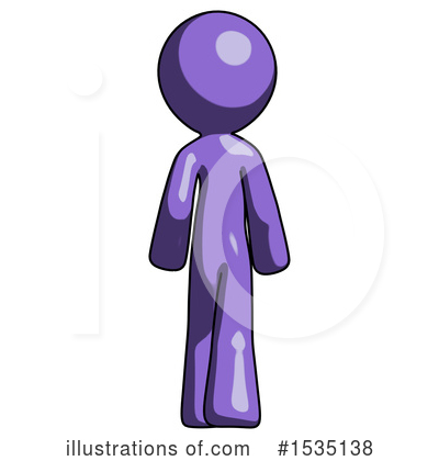 Royalty-Free (RF) Purple Design Mascot Clipart Illustration by Leo Blanchette - Stock Sample #1535138