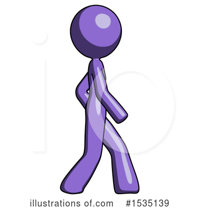 Royalty-Free (RF) Purple Design Mascot Clipart Illustration by Leo Blanchette - Stock Sample #1535139