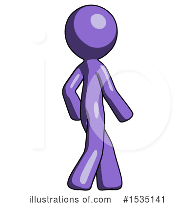 Royalty-Free (RF) Purple Design Mascot Clipart Illustration by Leo Blanchette - Stock Sample #1535141